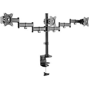 Logilink triple Monitor mount 13-27" steel