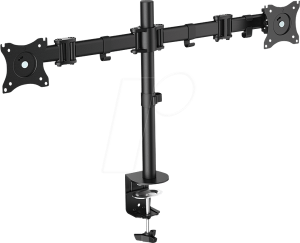 Logilink Dual Monitor Mount 13"-27" steel