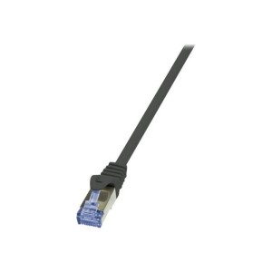 LogiLink Cat.7 LAN Cable – 7.5m – Black – S/FTP Shielded High-Speed Ethernet Cable