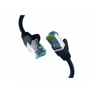 EFB Cat.7 RJ45 Ethernet Cable – 50m – Black – Extra-Long, Shielded LAN Cable for Reliable High-Speed Networking