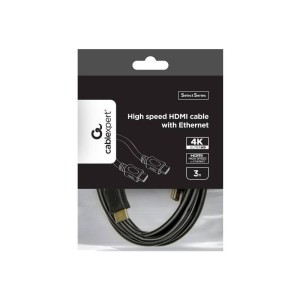 Gembird High-Speed HDMI Cable with Ethernet – 3.0m – 4K UHD @ 60Hz – Durable & Reliable