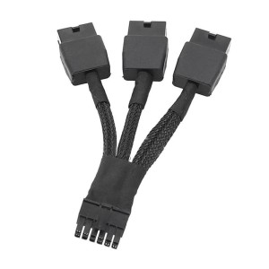 Inter-Tech GPU Power Adapter GPU-02 – 12-Pin to 3x 8-Pin PCIe, 34 cm