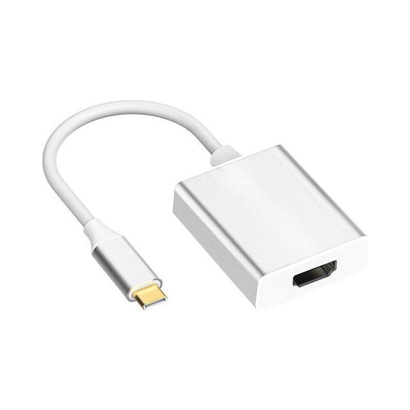 MediaRange USB Type-C 3.1 to HDMI converter, silver MediaRange USB Type-C 3.1 to HDMI converter, silver