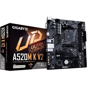 Gigabyte A520M K V2 – Reliable AM4 Micro-ATX Motherboard for Ryzen CPUs