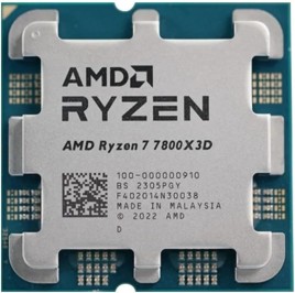 CPU AMD AM5 Ryzen 7 7800X3D Tray 4,2GHz 5,0GHz Boost (no fan)
