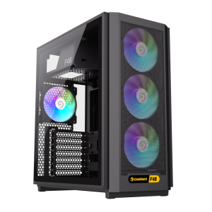 Gamemax F46 BK ATX Gaming Case – Premium Cooling, Sleek Design