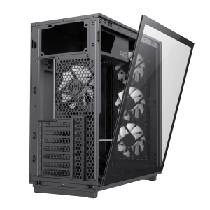 GameMax F45 BW ATX Gaming Case – Premium Build, Airflow Focused