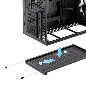 GameMax F45 BW ATX Gaming Case – Premium Build, Airflow Focused