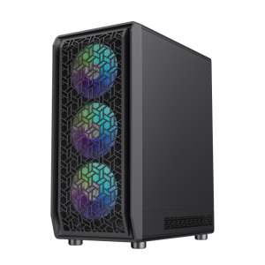 GameMax Forge AB Premium – Mid Tower ATX Case with Elite Airflow & Showcase Design