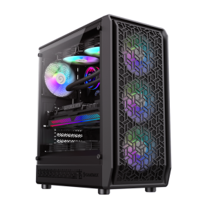 GameMax Forge AB Premium – Mid Tower ATX Case with Elite Airflow & Showcase Design