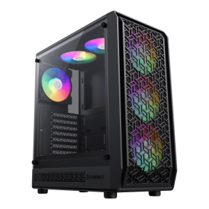 GameMax Forge AB Premium – Mid Tower ATX Case with Elite Airflow & Showcase Design
