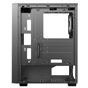 GameMax Prism Premium – Mid Tower ATX Case with Infinite Mirror Front & ARGB Cooling