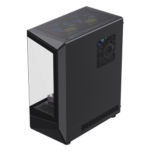 GameMax Vista COC AB ATX Mid-Tower – Panoramic Gaming Case with Patented COC Cooling & ARGB Fans