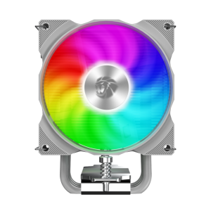 GameMax Gamma 90 White Tower CPU Cooler – 150W TDP Performance with ARGB Lighting