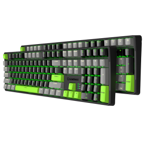 GameMax Rampage X1/X2 Mechanical Gaming Keyboard – Dual-Mode Functionality & Durable Design