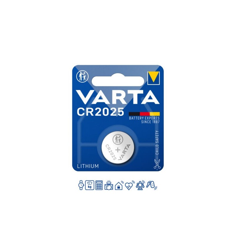 Varta Lithium Button Cell CR2025 3V 157mAh – Long-Life Power in Compact Form Varta Lithium Button Cell CR2025 3V 157mAh – Long-Life Power in Compact Form