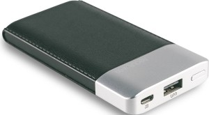 RealPower Powerbank PB-4000 Fashion 4000mAh – Ultra Slim Portable Charger (Black)