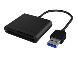 IcyBox IB-CR301-U3 USB 3.0 Multi Card Reader – CF, SD, microSD