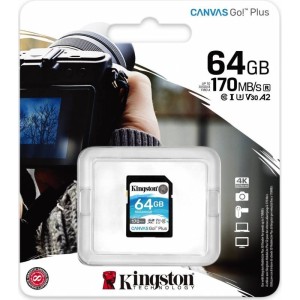 Kingston Go! Plus  SD 64GB  memory card - 64 GB - SDXC UHS-I
