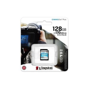 Kingston Canvas Go! Plus - flash memory card - 128 GB - SDXC UHS-I