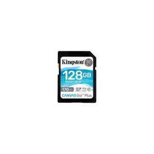 Kingston Canvas Go! Plus - flash memory card - 128 GB - SDXC UHS-I