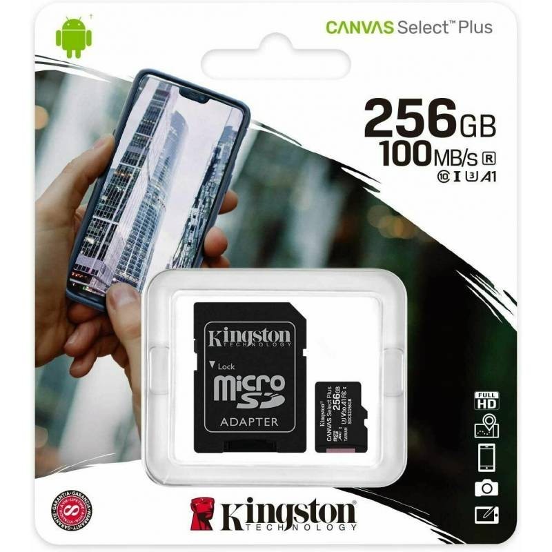 Kingston 256GB MicroSD+ADP microSDXC UHS-I Kingston 256GB MicroSD+ADP microSDXC UHS-I
