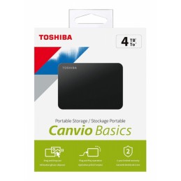 Opgewonden zijn genoeg Contract TOSHIBA EXTERNAL HARD DRIVE 4TB USB 3.0 BLACK