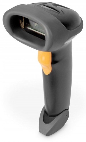 DIGITUS Barcode Handscanner 1D Kabel grau