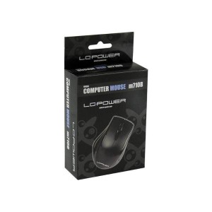 LC-Power M710B USB Mouse – Ergonomic Design, Precise Tracking, Black