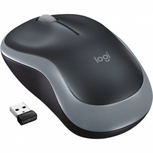 Logitech M185 Wireless Mouse – Compact, Reliable, and Long-Lasting (Grey)