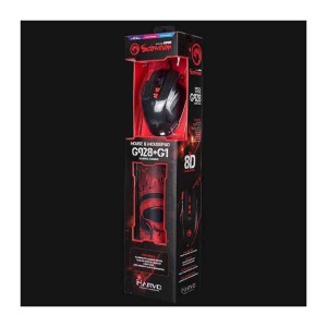 MARVO G928+G1 Gaming Mouse and Mousepad Combo – Precision, Comfort, and Performance