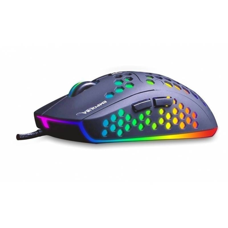 INCA Gaming Mouse IMG-346 – 6400 DPI, RGB Lighting, 6 Buttons, USB with Software Support INCA Gaming Mouse IMG-346 – 6400 DPI, RGB Lighting, 6 Buttons, USB with Software Support