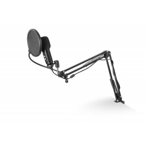DIGITUS Microphone USB incl. Scissor Arm 1.5m black