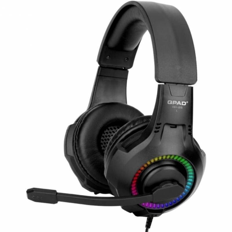QPAD Gaming Headset Stereo QH-25 RGB 7.1 USB black Qpad QPAD Gaming Headset Stereo QH-25 RGB 7.1 USB black Qpad