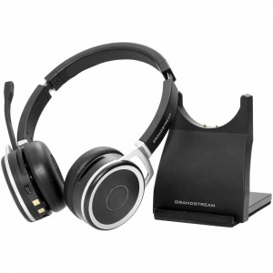 MMZ Grandstream GUV3050 HD Bluetooth-Headset mit Ladestation und USB-Dongle
