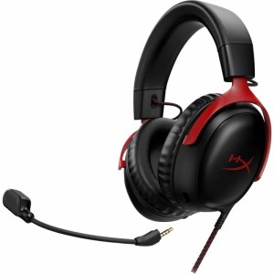 MMZ HP HyperX Cloud III Gaming Headset/7.1 Sound/DTS Headphone:X/Spatial Sound/Over-Ear - schwarz/rot