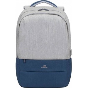 Riva NB Rucksack Prater 17.3" grau/d.blau 7567