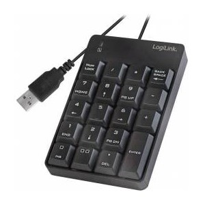 TAS LogiLink ID0184 Numeric Keyboard - Notebook Black