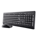 Trust Primo Wireless Keyboard and Mouse Set Quiet Keys | Black