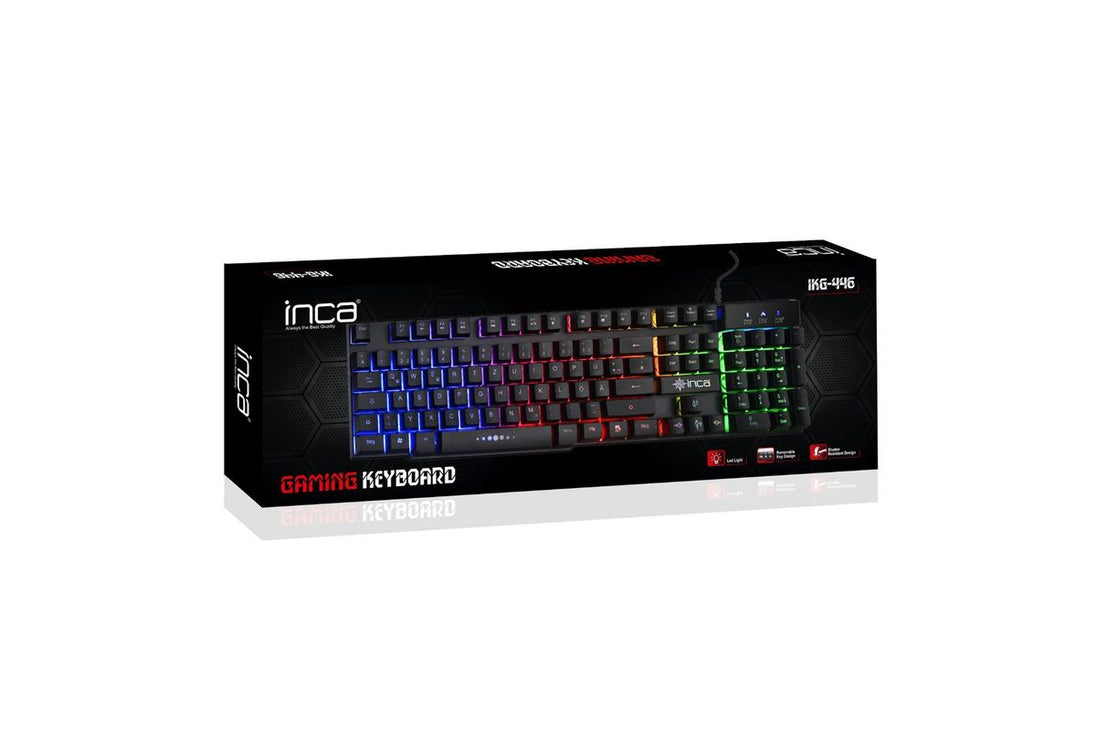 INCA IKG-446 Gaming Keyboard, tastierë USB e zezë
