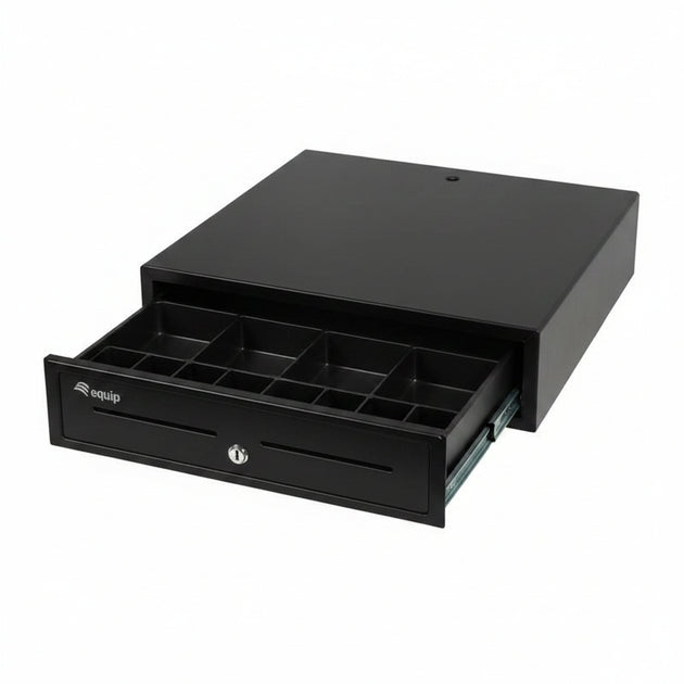 Equip Standard cash drawer 42x40.5x11 4 money/8 coin compartments blac