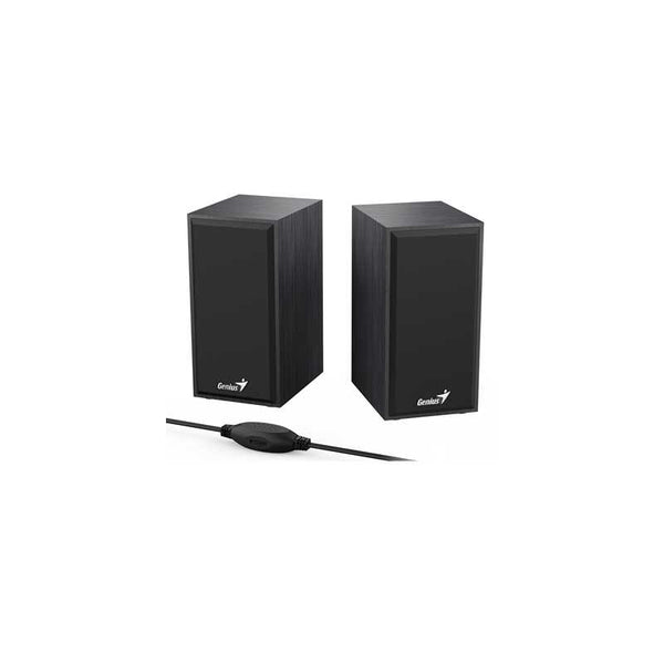 Genius SP-HF180 2.0 USB Stereo Speakers 6W Wood | Black