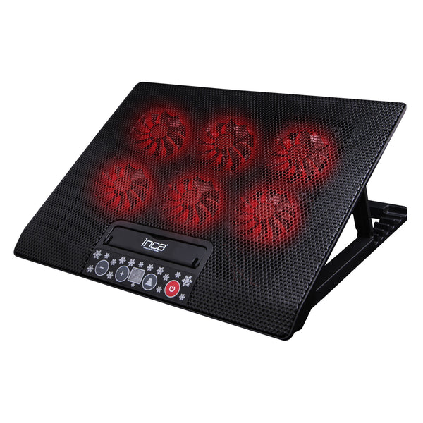 INCA INC-601GMS cooling pad me 6 ventilatorë LED