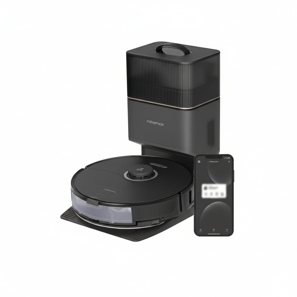 Roborock S8+ Black Saugroboter – Self-Emptying Robot Vacuum & Mop